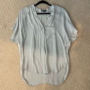 Gray Vince silk top